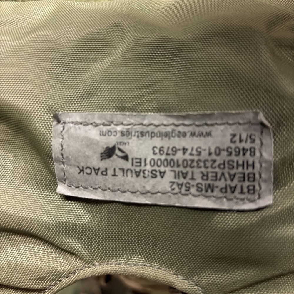 Eagle Industries Aor2 BTAP MS 5A2 Beavertail Assault Pack
