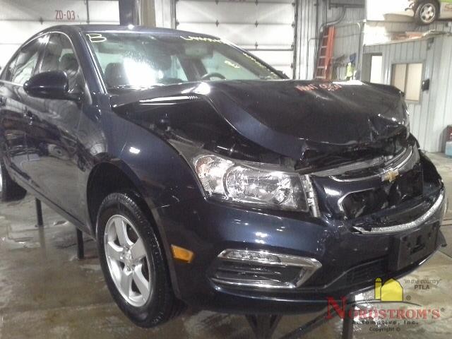 2015 Chevy Cruze Driver Front Headrest Only Gray Cloth