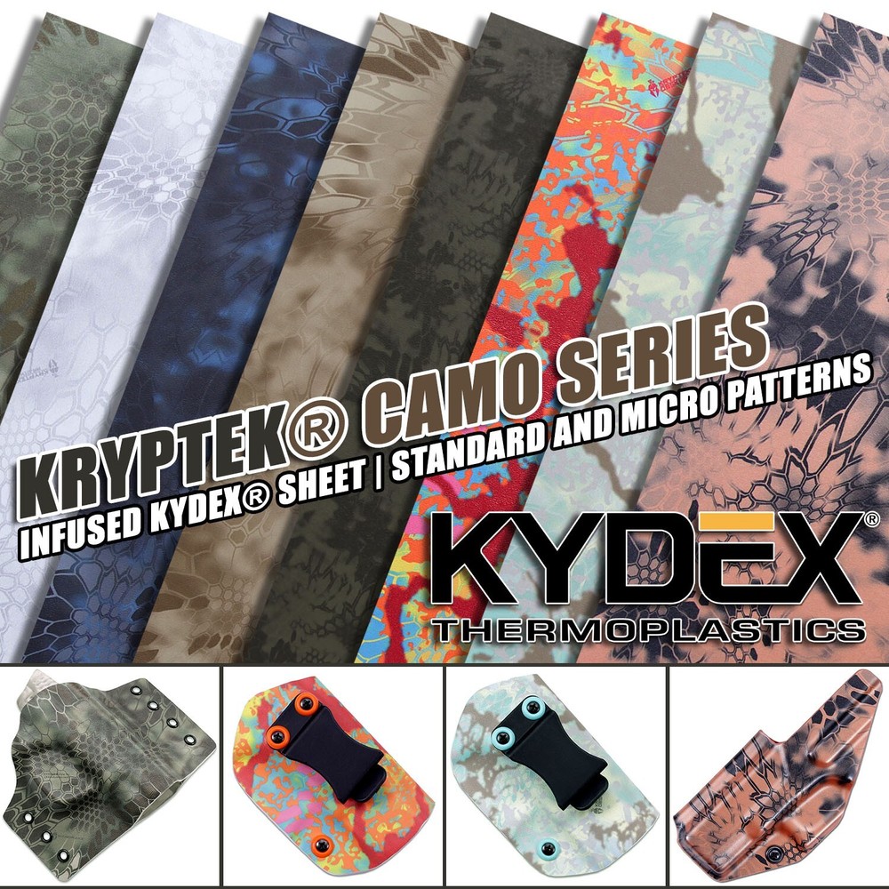 Kryptek® Camo - Infused KYDEX® Sheet (Standard and Micro Patterns)