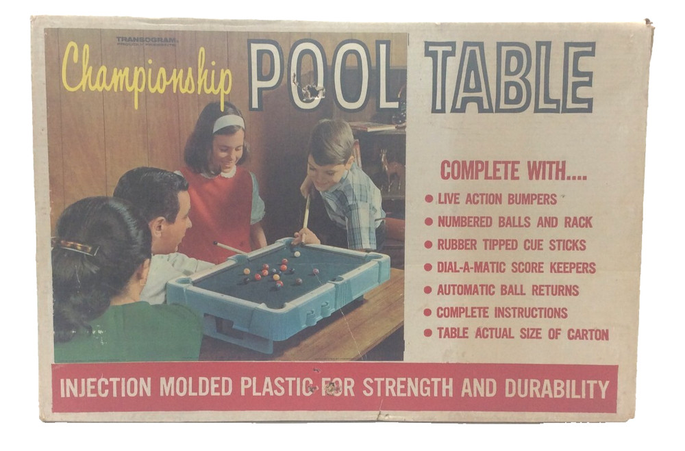 Transogram CHAMPIONSHIP POOL TABLE -AS-IS-