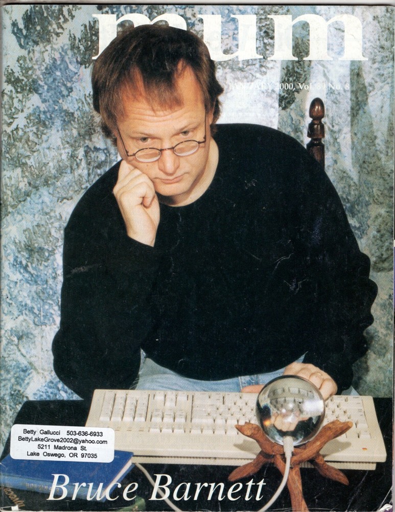 MUM Magazine Magic Unity Might 2000 January Bruce Barnett