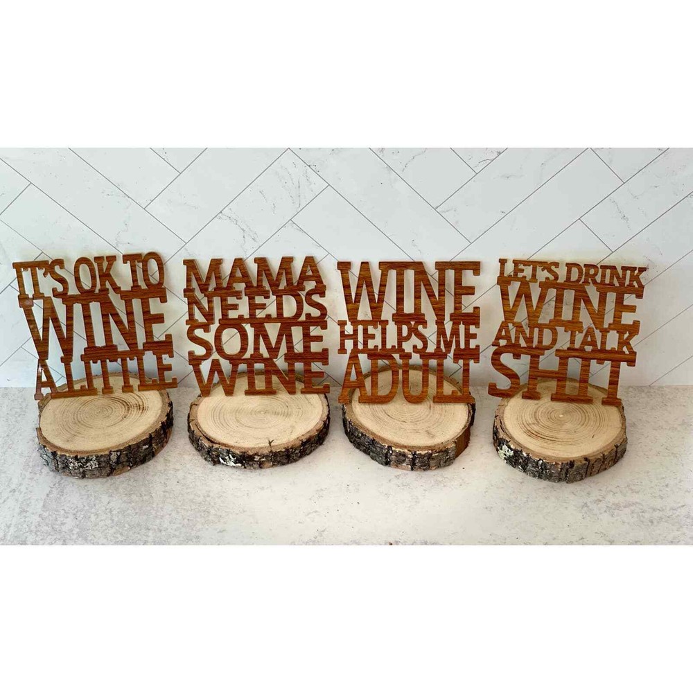 Acrylic Funny Wine Coasters