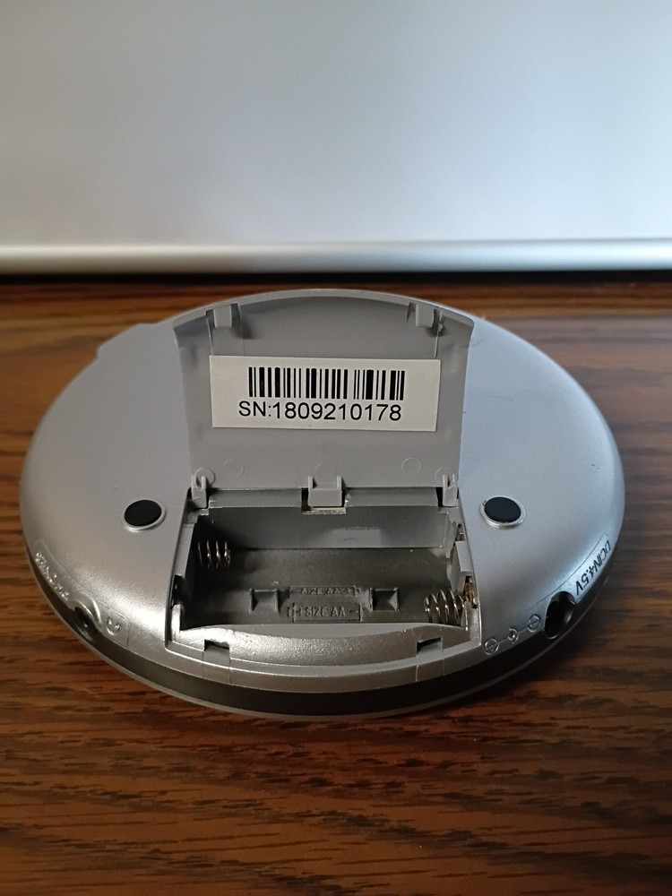 HOTT CD611 Gray Portable Bluetooth CD Player Tested Works