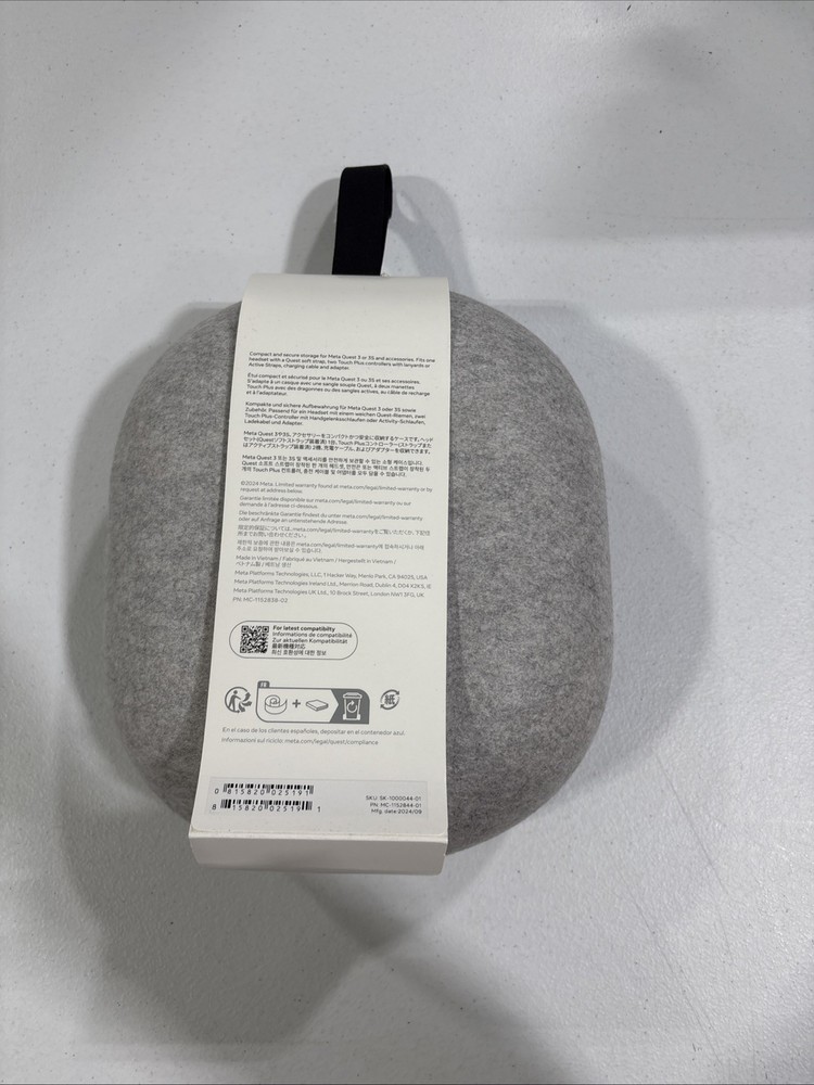 Meta Quest Compact Carrying Case Works with Meta Quest 3/3S Refreshed Compact