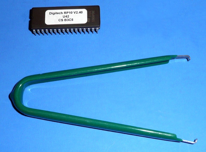 Digitech RP10 firmware Version upgrade 2.40 chip EPROM software +pulling tool