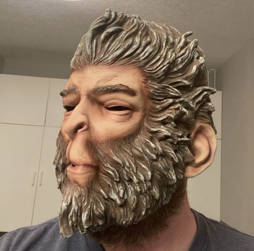 Rubber Monkey Mask - Brand New