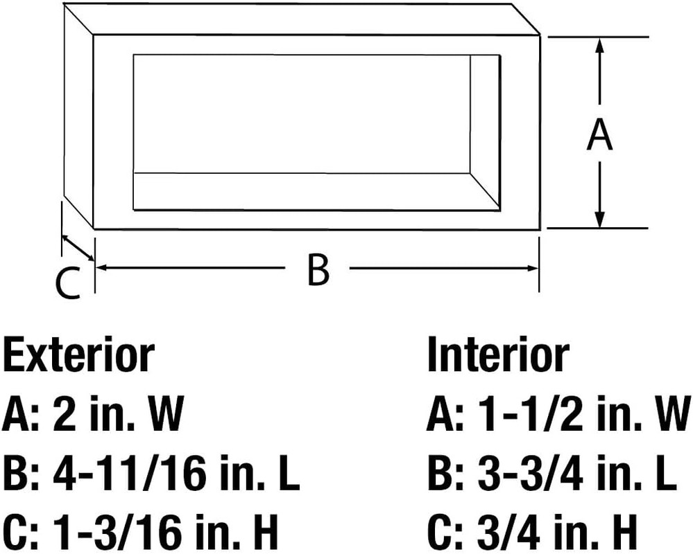 Magnetic Key Holder 1 Pack Black
