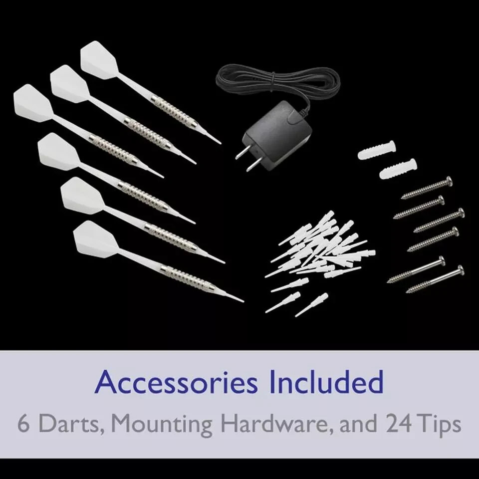 Viper Ion Electronic Dartboard, Illuminated Segments, Light Based Games