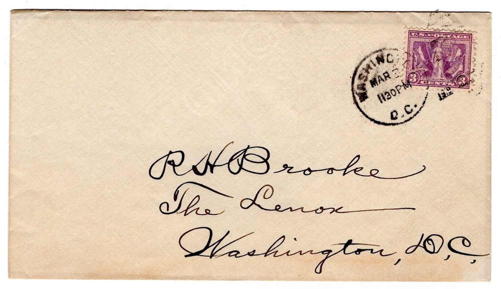 #537 Victory 3c FDC 1919 Serviced by Hammelman - VF CV $900