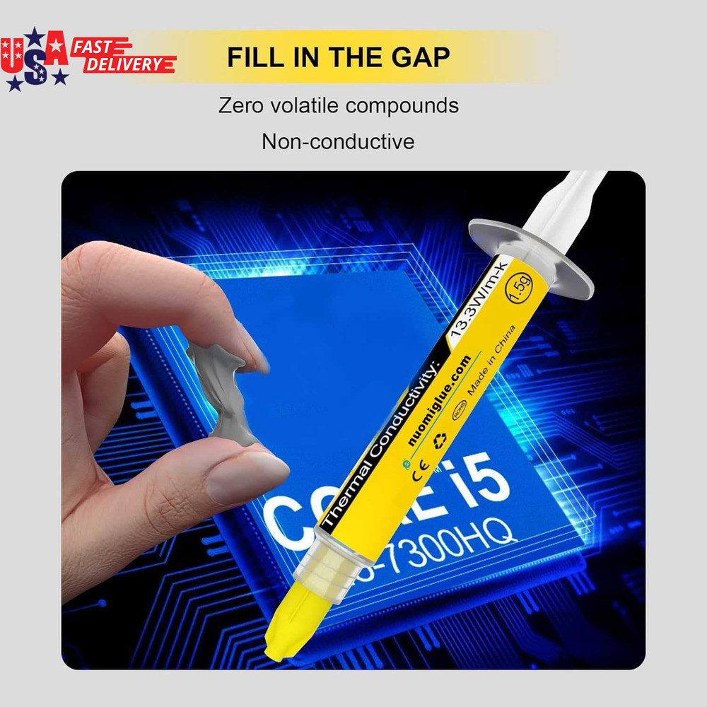 Thermal Paste 1.5G High Performance Silicon Grease Compound for CPU & Heatsink
