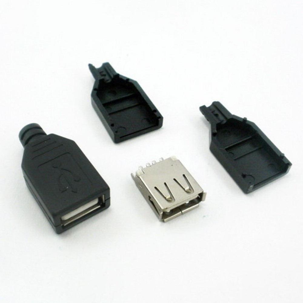 Supplies USB Female Socket Shell Direct Insertion Female Socket Power Charger