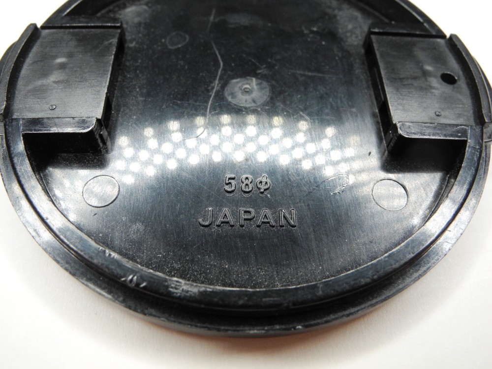 Mamiya 58mm Genuine Black Snap On Front Camera Lens Cap