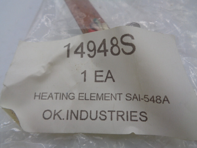 Ok Industries 14948S Heating Element SAI-548A