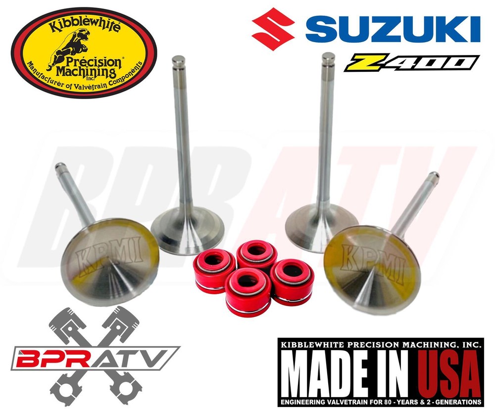 Suzuki DRZ400 Kibblewhite Titanium Spring Kit White Diamond Valves STD RED Seals