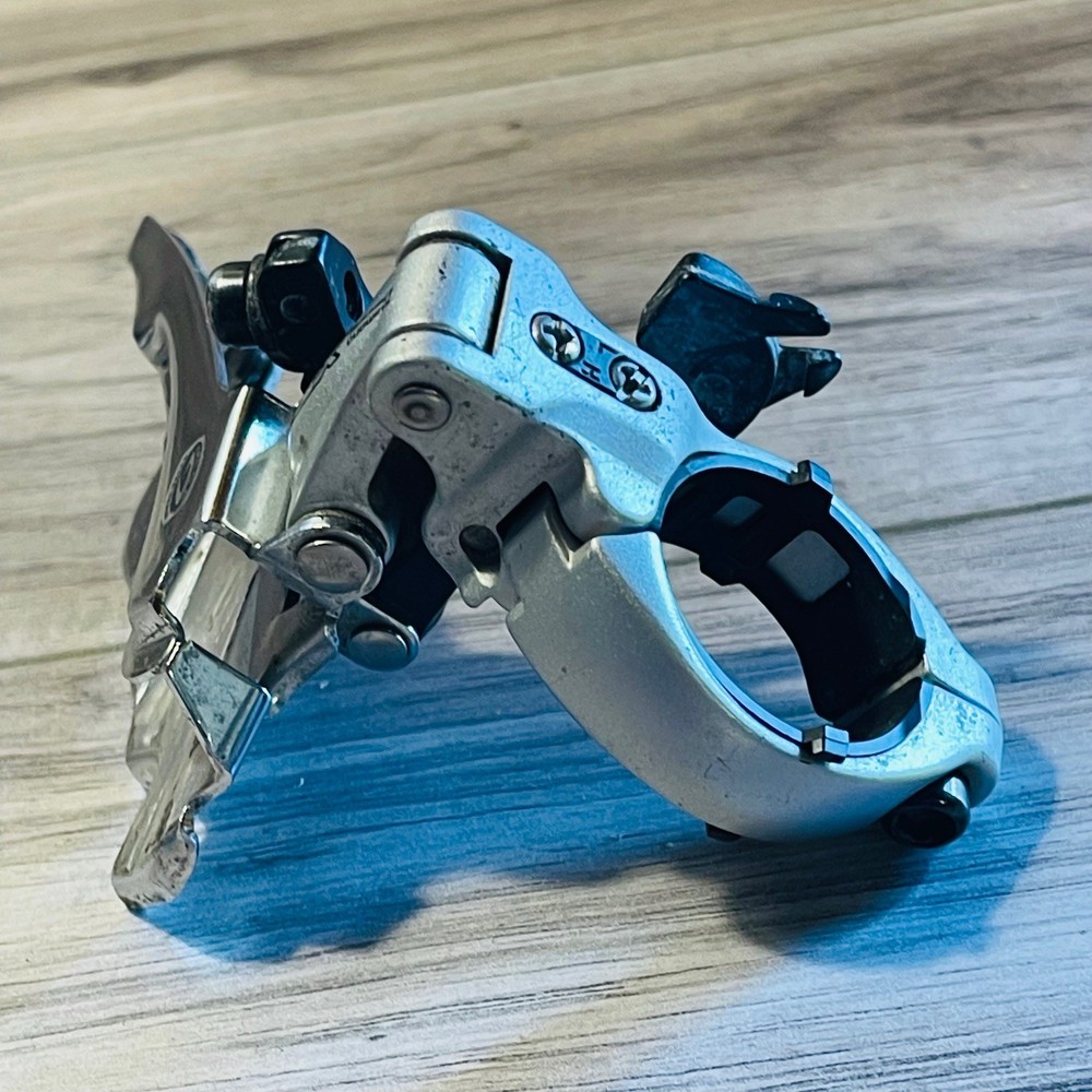Shimano Deore XT FD-M761 34.9 + 31.8 Adapter Front Derailleur Dual Pull 