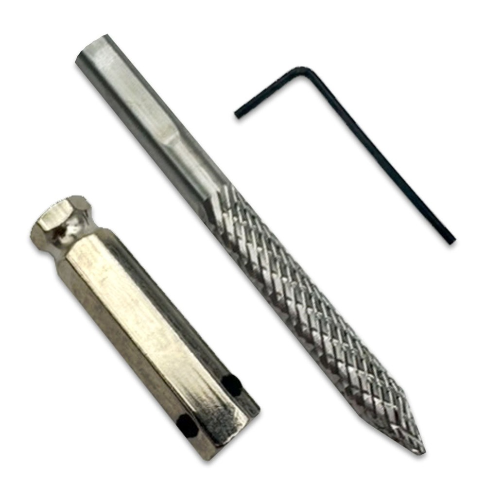 1pc 1/4in Carbide Cutter Bit Quick Change Adapter