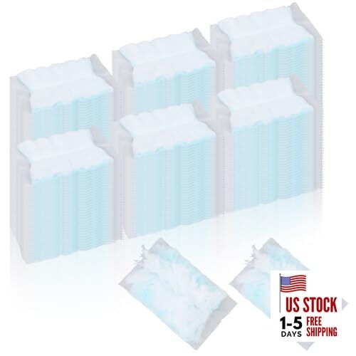 120 Pcs Duster Refills, Electrostatic Disposable Dusters Refills Blue White