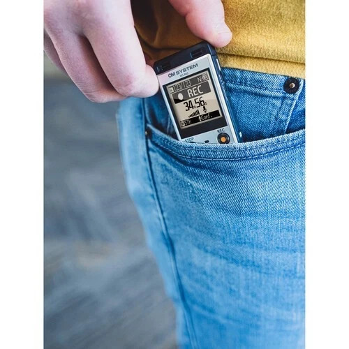 OM SYSTEM WS-882 Digital Voice Recorder- Silver