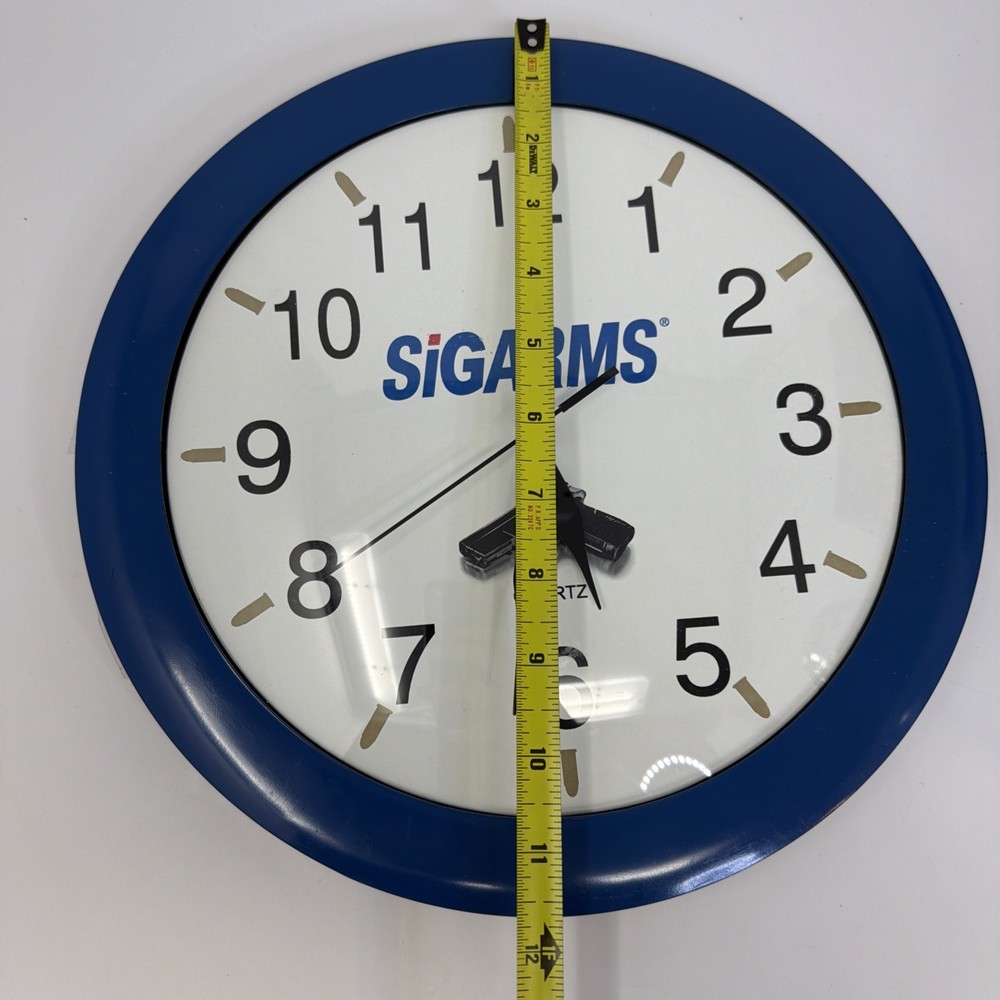 Rare Sigarms Advertising Clock Read!!!