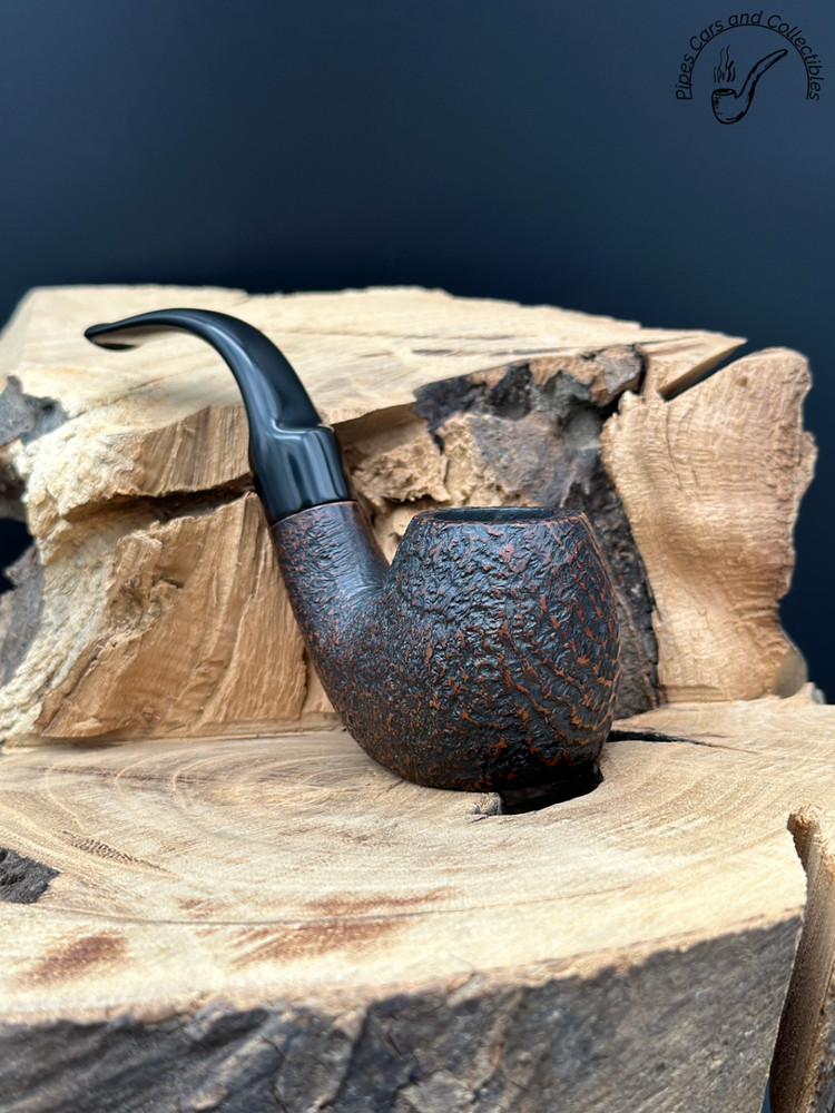 Georg Jensen Antik Sandblasted Sitter Smoking Pipe