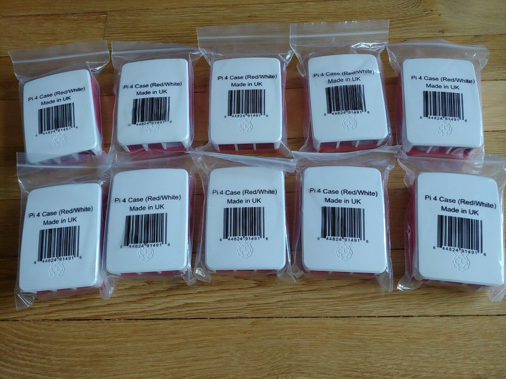 Official Raspberry Pi 4 Case Red/White