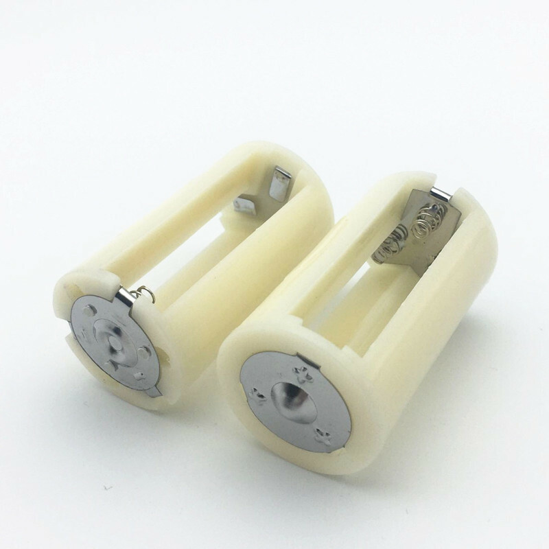 4 Pcs Parallel Convertor Adapter Battery Holder Case Box 3 AA/LR6 to 1 D Size