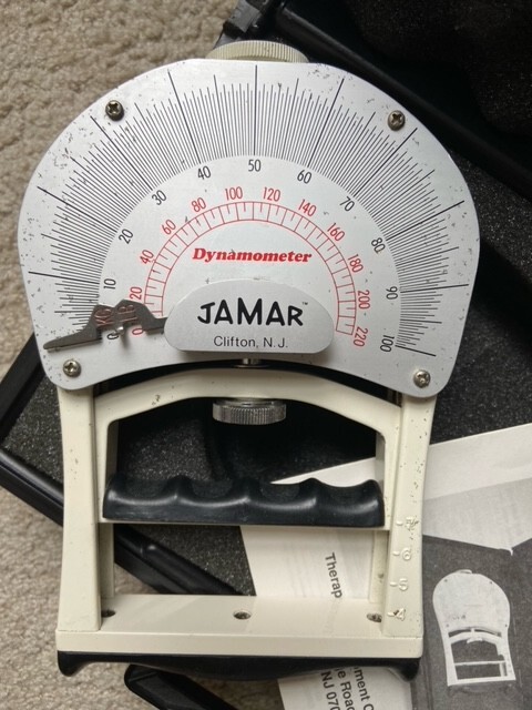 Jamar Smedley-type Lightweight Hand Dynamometer with Case