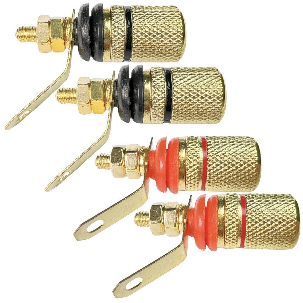 CESS Amplifier Terminal Connector Binding Post #16: Length 36mm/1.4",4-Pack