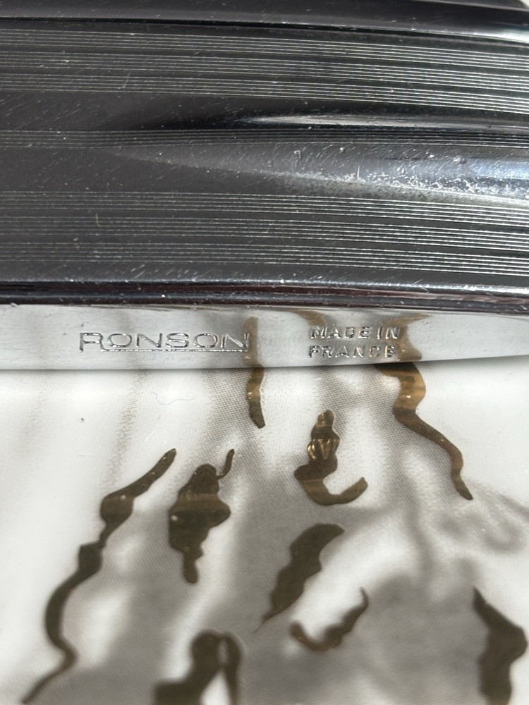 Ronson 1950s Vintage Silver Lighter