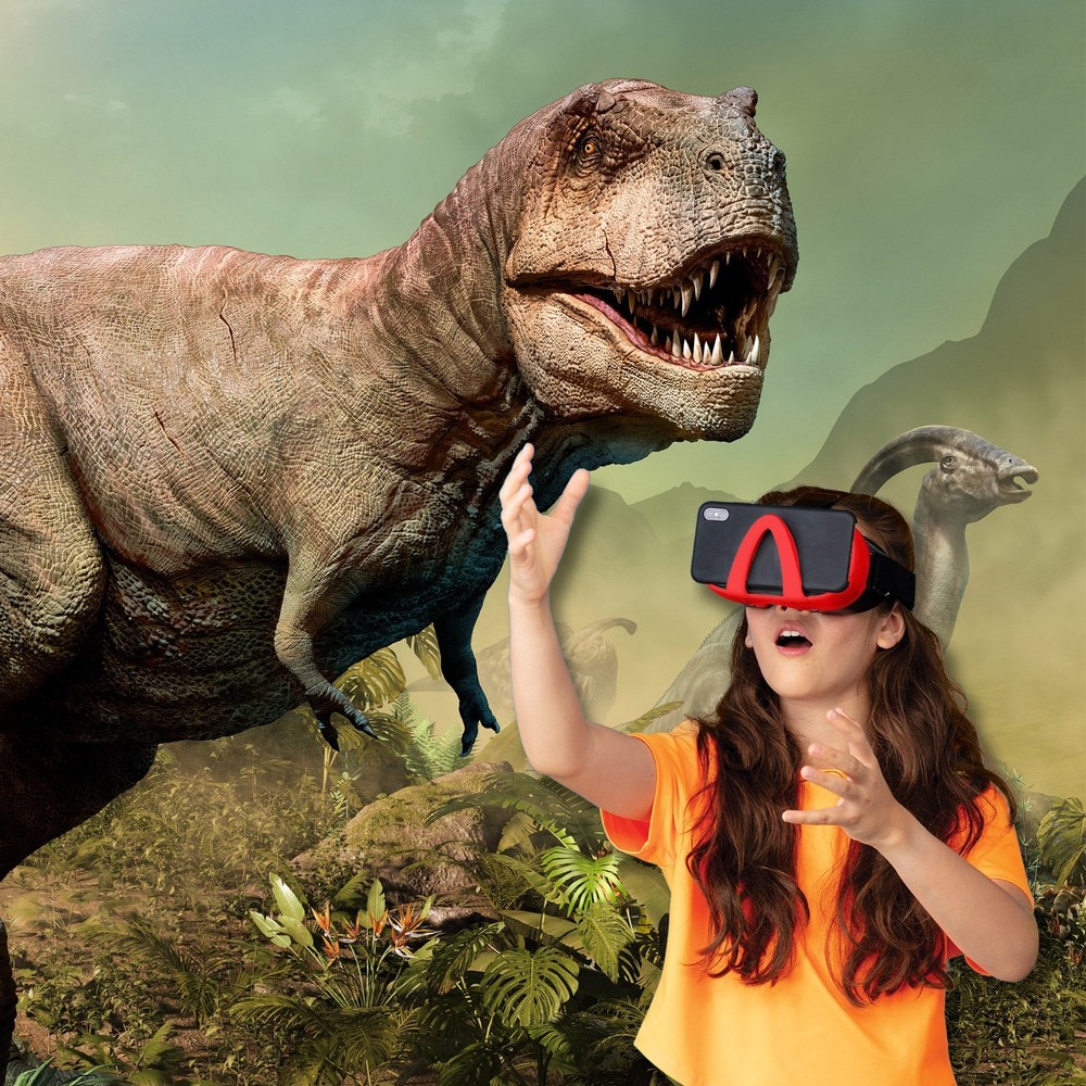 Virtual Reality Dinosaurs Learning Activity Set VR Goggles (Requires Smartphone)