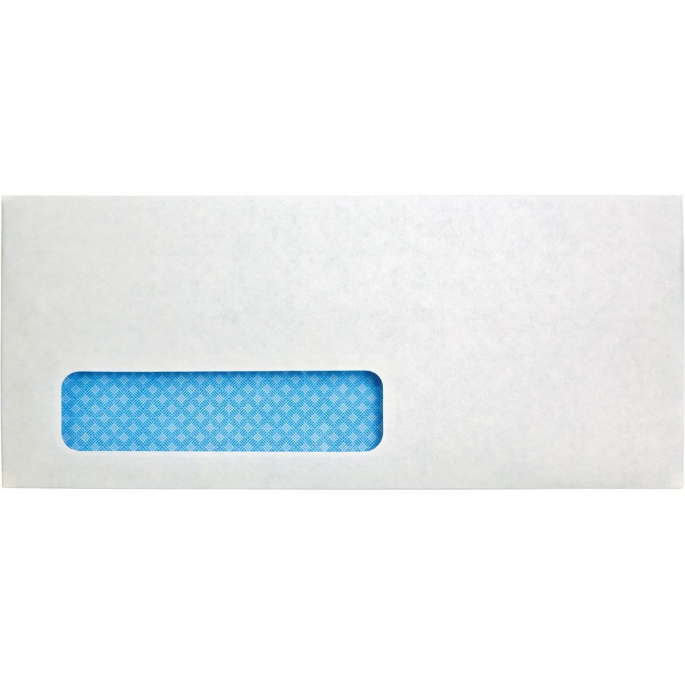 Quality Park #10 Left Window Security Tinted Envelopes 500 per Box, White