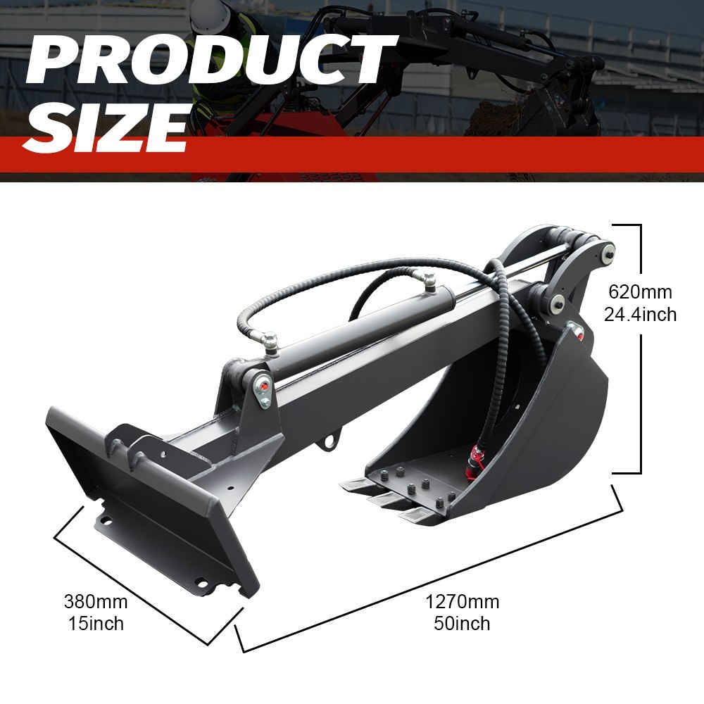 HY480CFREE SHIP/unloading Mini Skid Steer Loader 23HP+STRAIGHT DIGGER+Grapple