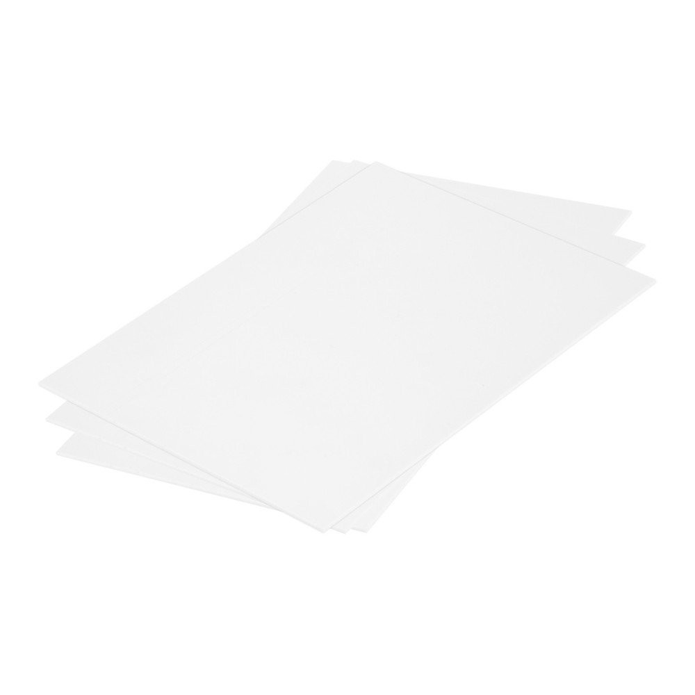 ABS Plastic Sheet 8 x 6 x 0.06" ABS Styrene Sheets White 3 Pcs