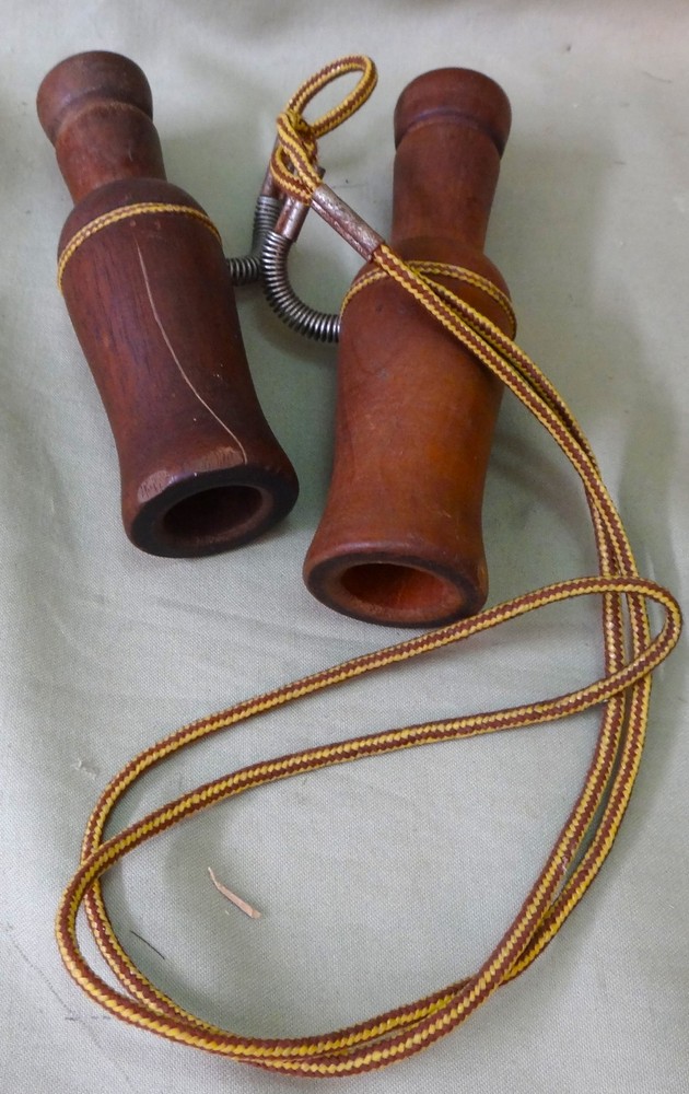 Two Lohman Style Walnut Goose Calls, Unbranded