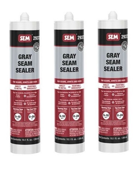 1K Seam Sealer - Gray SEM-29372 (3 Pack)
