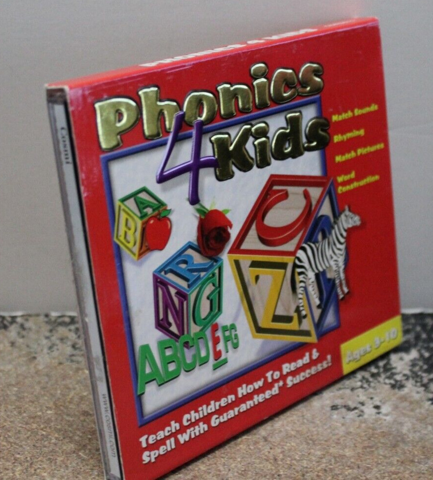 PHONICS 4 KIDS PC CD-ROM software windows