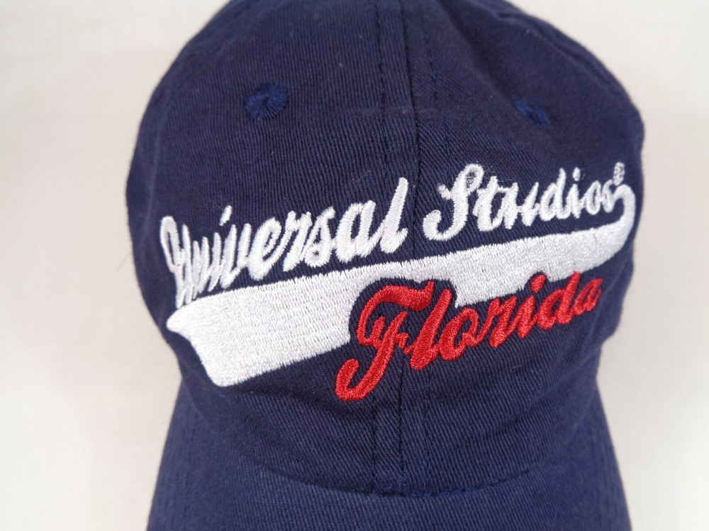 UNIVERSAL STUDIOS Florida BASEBALL CAP / Blue Red White / Adjustable Back / XS