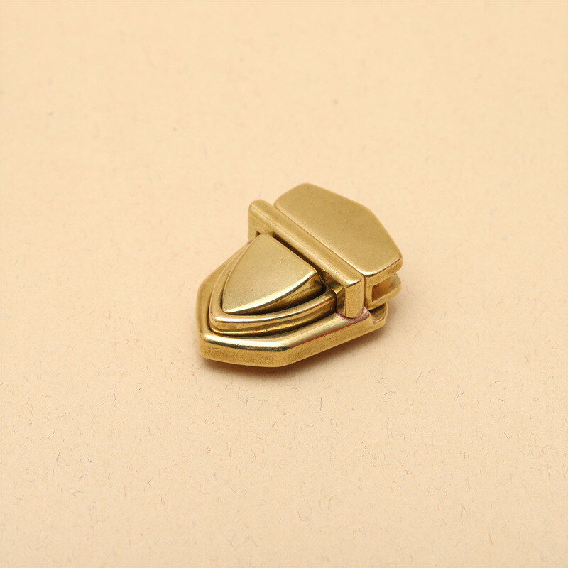 Solid Brass lock catch Cambridge bag copper hasp Buckle Leathercraft Accessories