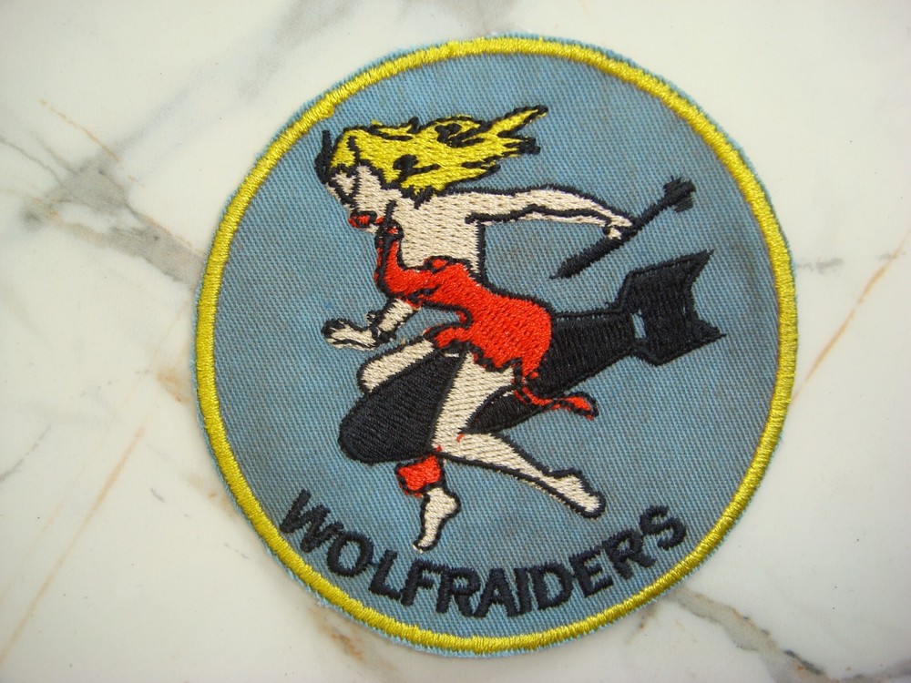 US MARINES VMA-121 WOLF RAIDERS KOREA WAR PATCH