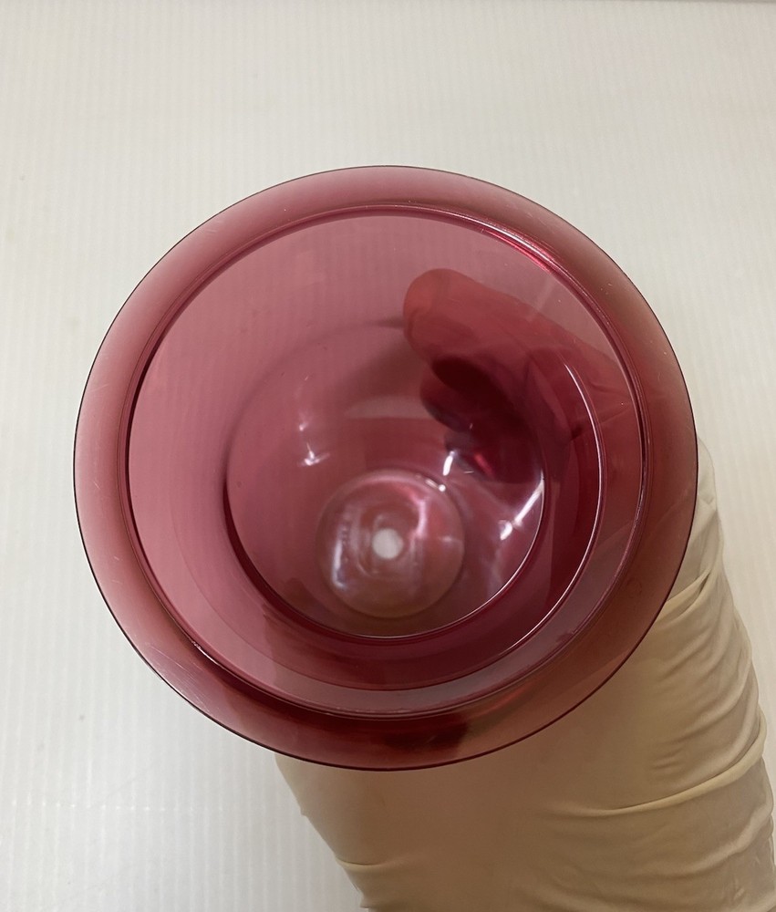VTG Tupperware TupperWave Stack Cooker Microwave Steamer Cranberry Red 4 Pieces