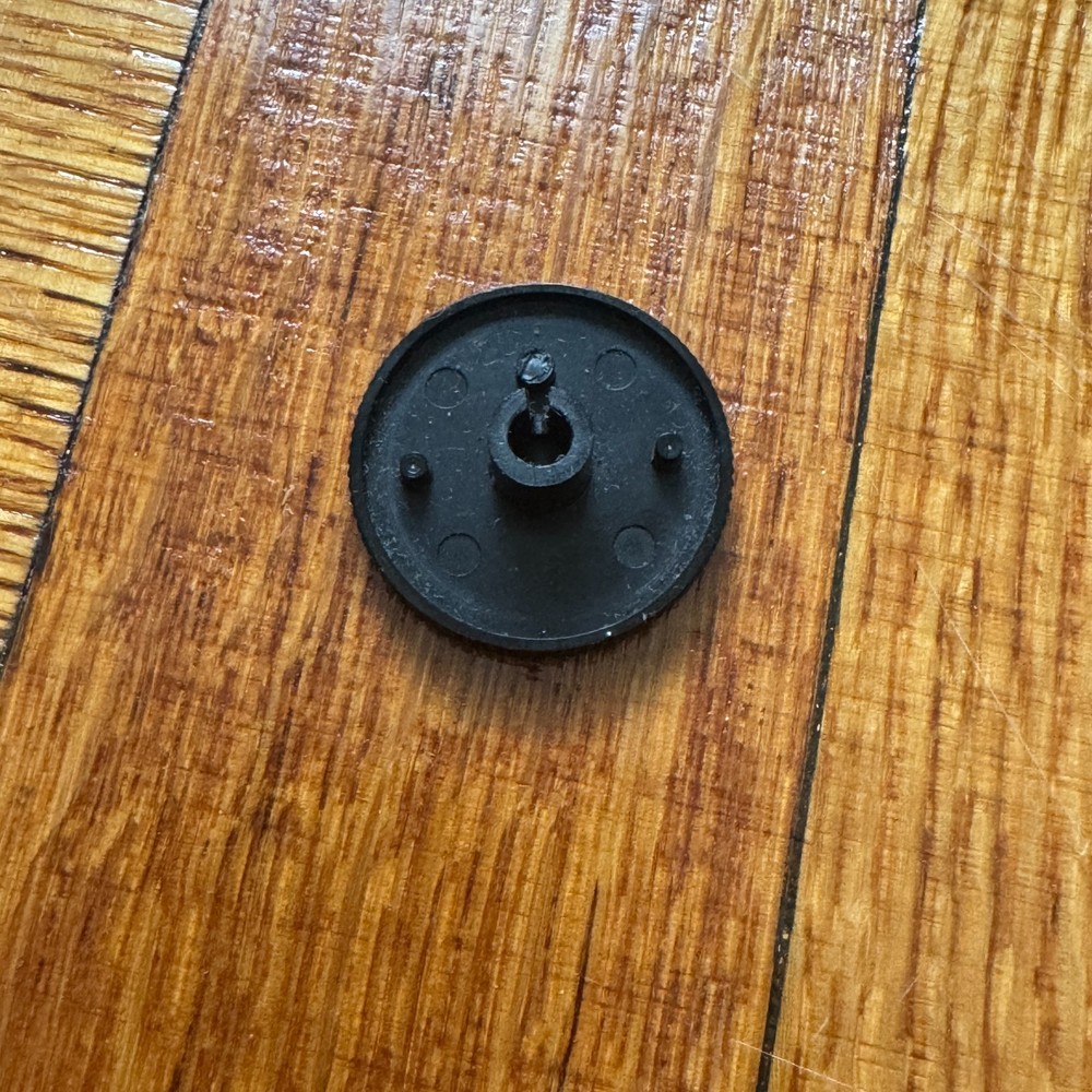 AUTHENTIC OEM Technics SL-1200 MK2 Power Switch Cap / Knob [Used] "D" Hole
