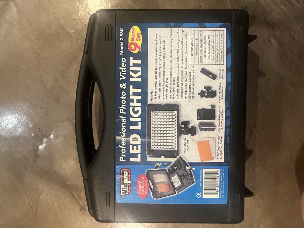 VidPro Professional Light Kit