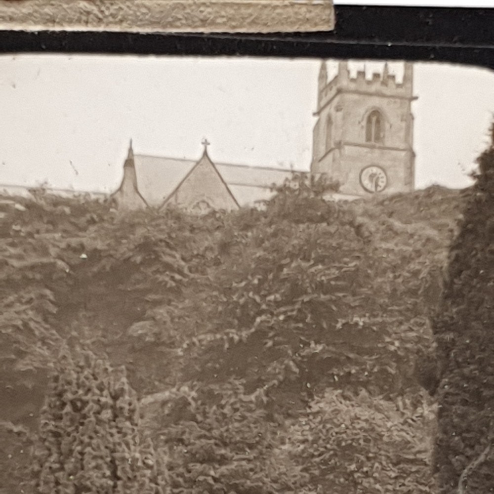 Vintage Magic Lantern Glass Slide Collectable