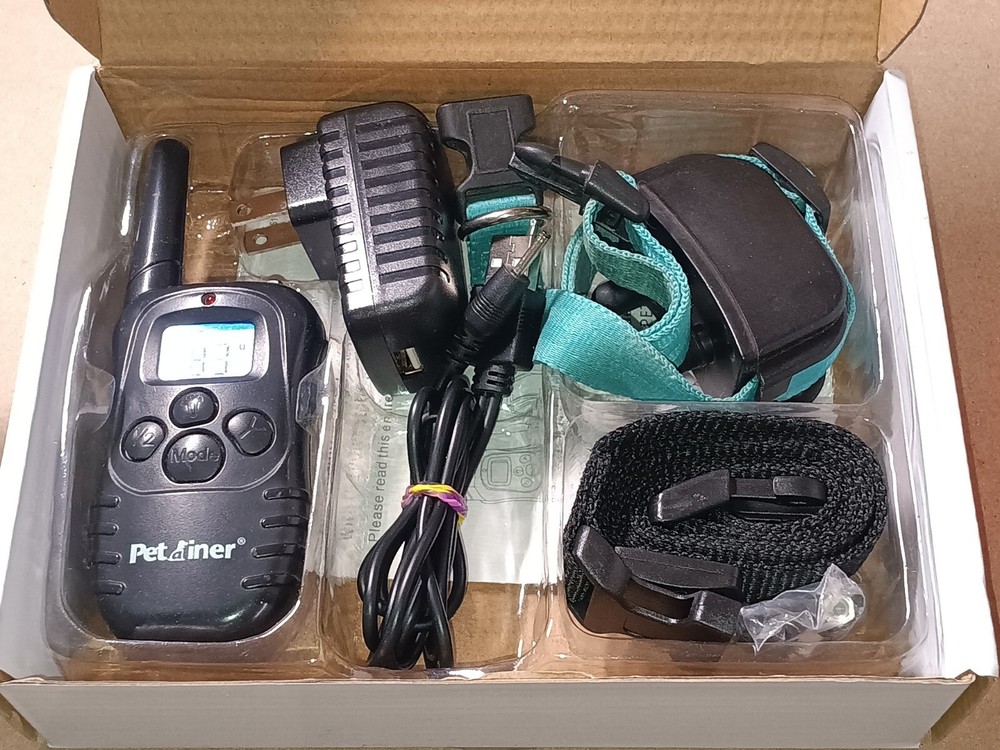Petainer Rechargeable & Rainproof Training Collar Expandable LCD Display