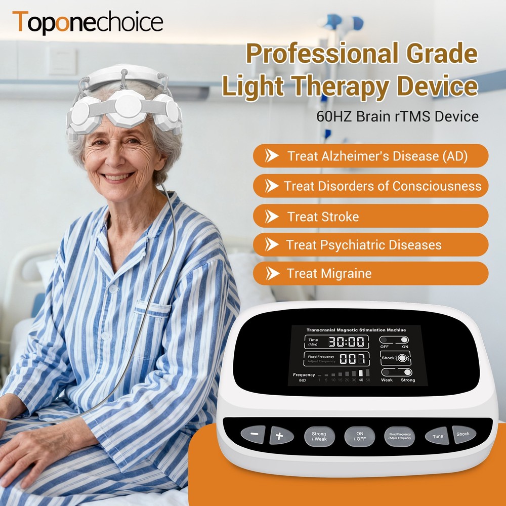 Brain Stimulation TMS Device Parkinson Support Motor Function Wellness