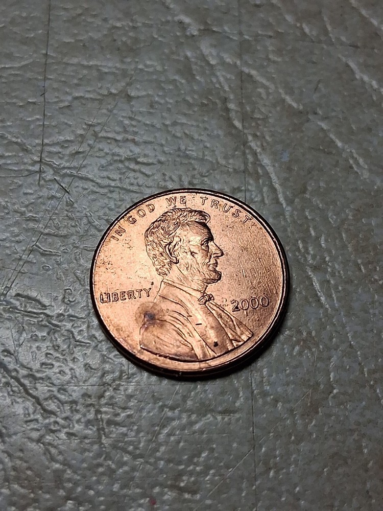 2000 No Mint Mark (P) REVERSE DIE CHIP