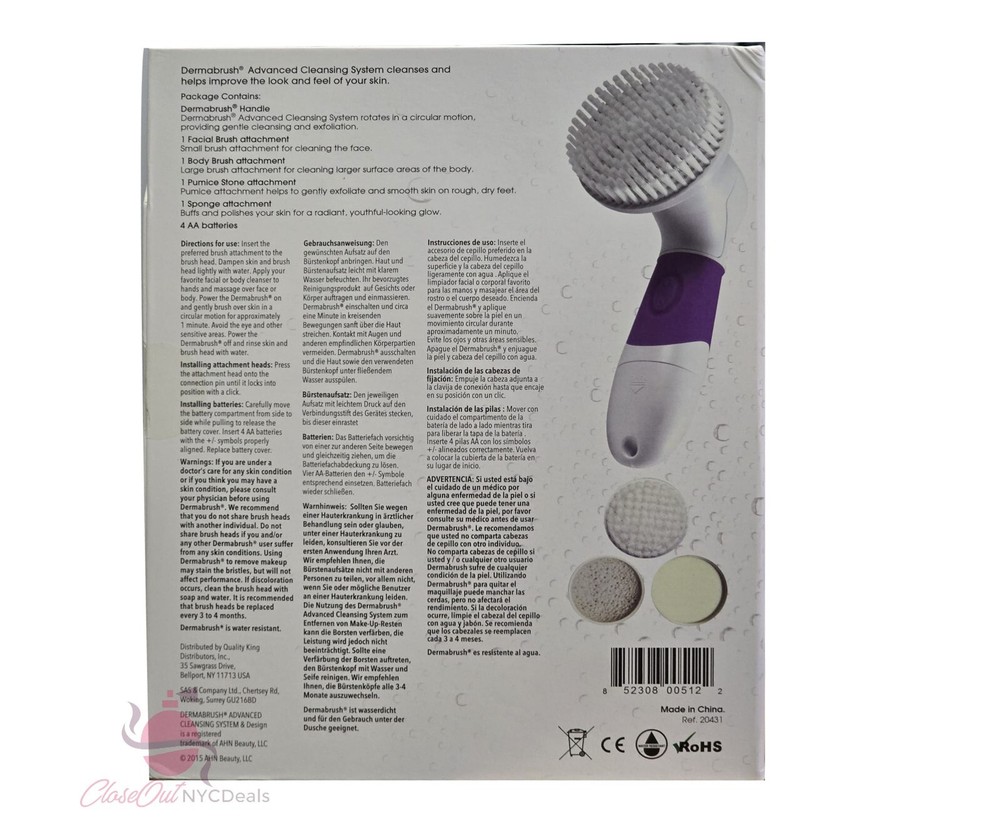 Advanced Cleansing System Purple by Dermabrush