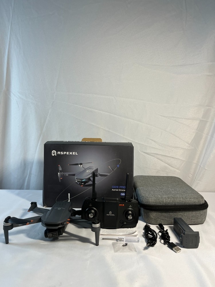 Aspexel G09 Pro Black Foldable GPS Mini Drone Ages 14+ With 4K EIS Camera