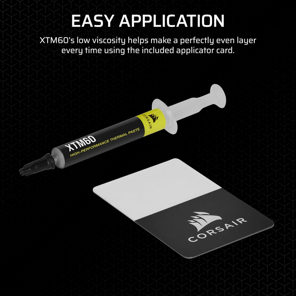 High Performance Thermal Paste 3g CPU GPU Grease Easy Apply with Applicator Card