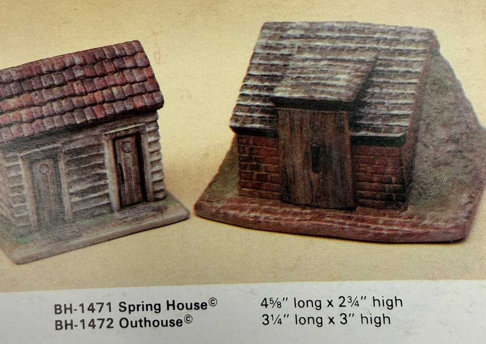 VINTAGE BYRON CERAMIC MOLD #BH-1471 SPRING HOUSE